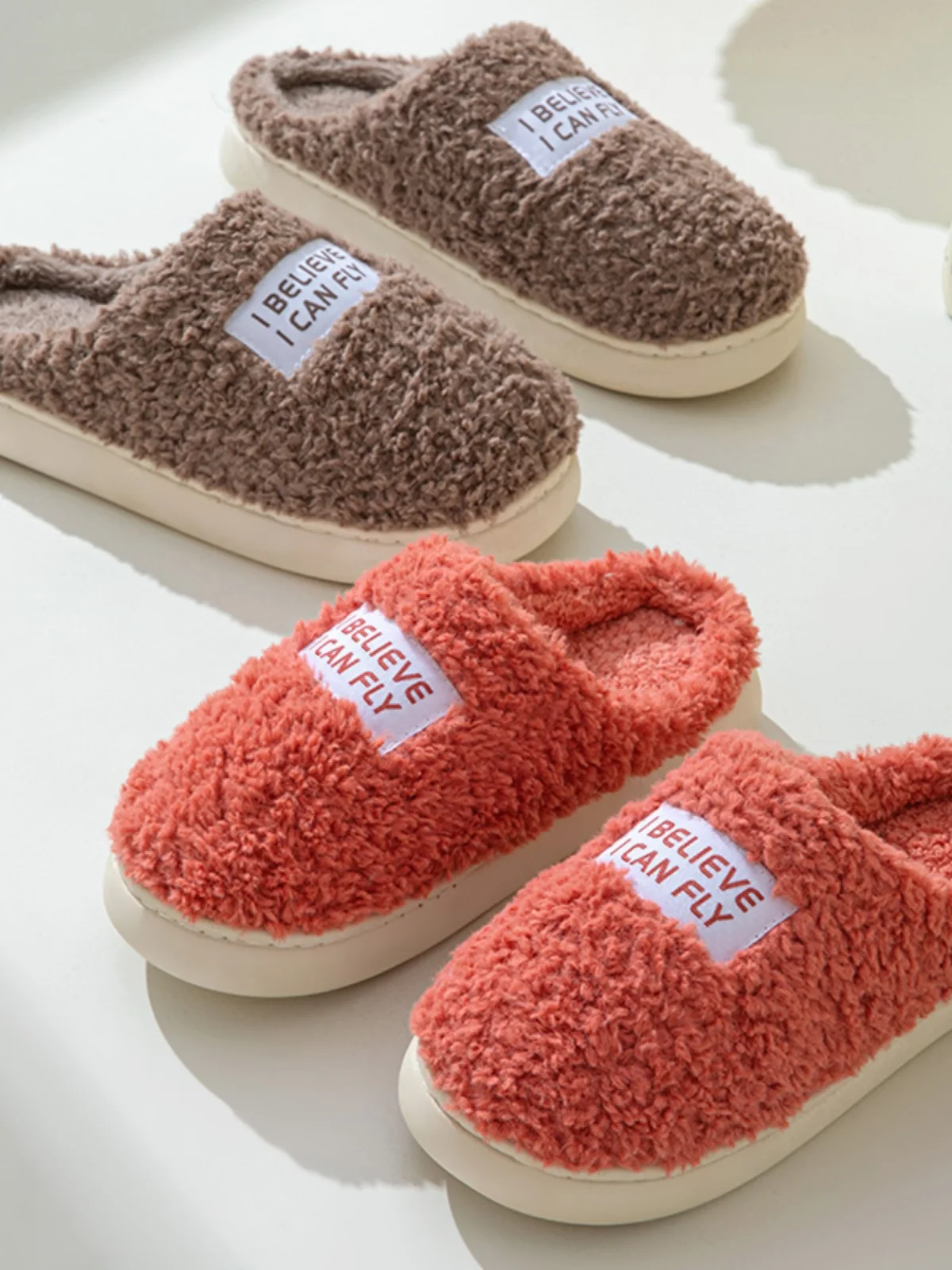 

Хлопковые тапочки Thi Bot, теплые домашние мужские и женские парные тапочки, нескользящие китайские домашние тапочки