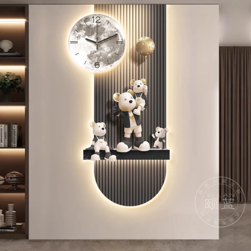 

Professional Vintage Wall Clocks Vintage Simple Trendy Hotel European Clock Wall Irregular Reloj Pared Ornaments Home Decor