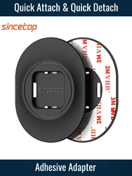 Universal Quick sincetop Mount Adhesive Adapter only For Air-vent/Car/Bike/Belt Clip/Wall/Armband/Wristband Mount Series Q