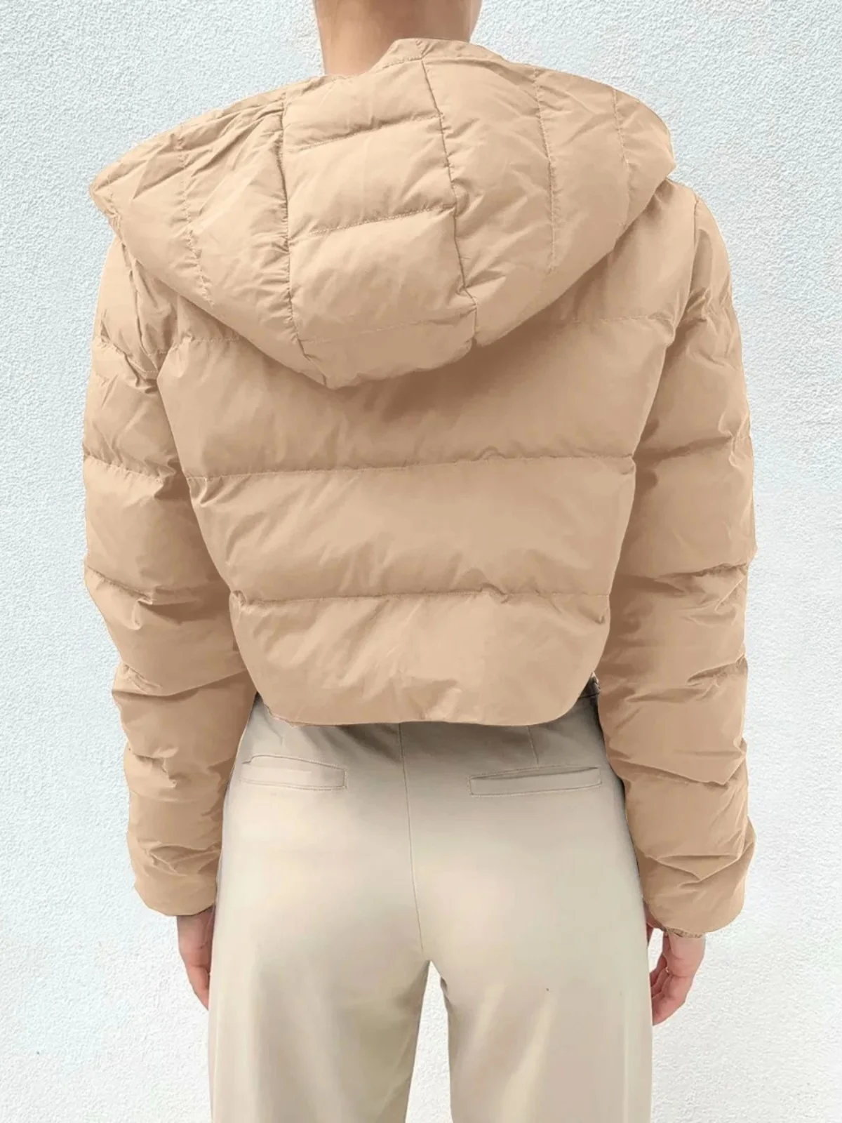 

Хлопковая женская верхняя одежда Jaet Long Sve с капюшоном, свободная посадка, на молнии, цветная осенняя верхняя одежда