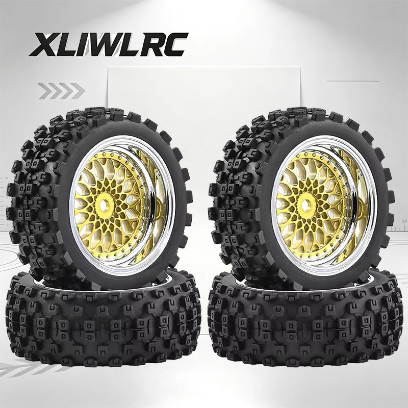 `1/10 RC On Road Tires Plastic Rims 12mm Hex Hub Fit For Tamiya TT01 TT02 Kyosho Sakura D3 Traxxas 4Tec 2.0 Touring Racing Car`