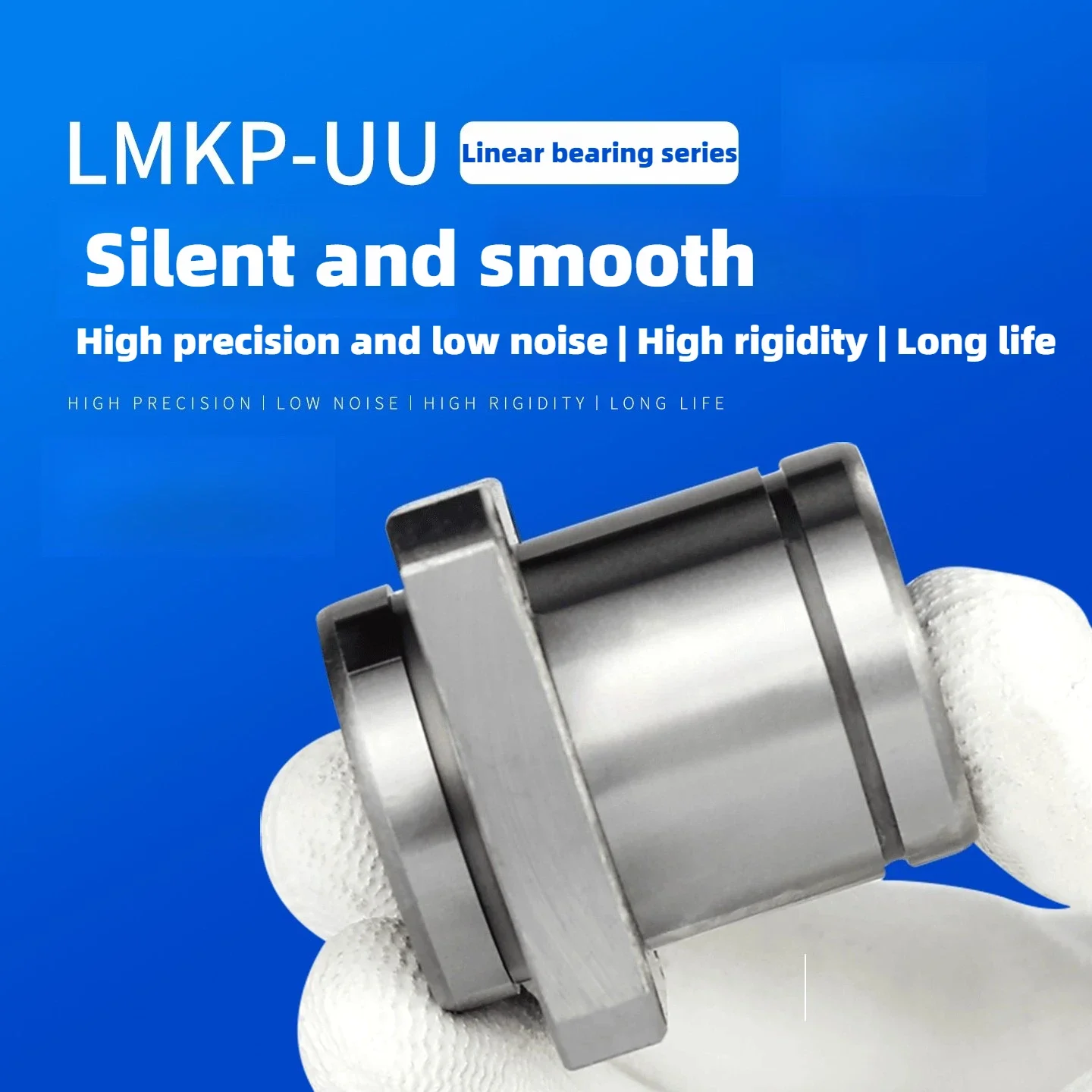 TE China high-end bearing LMKP6 8 10 12 13 16 20 25 30UU square flange linear bearing