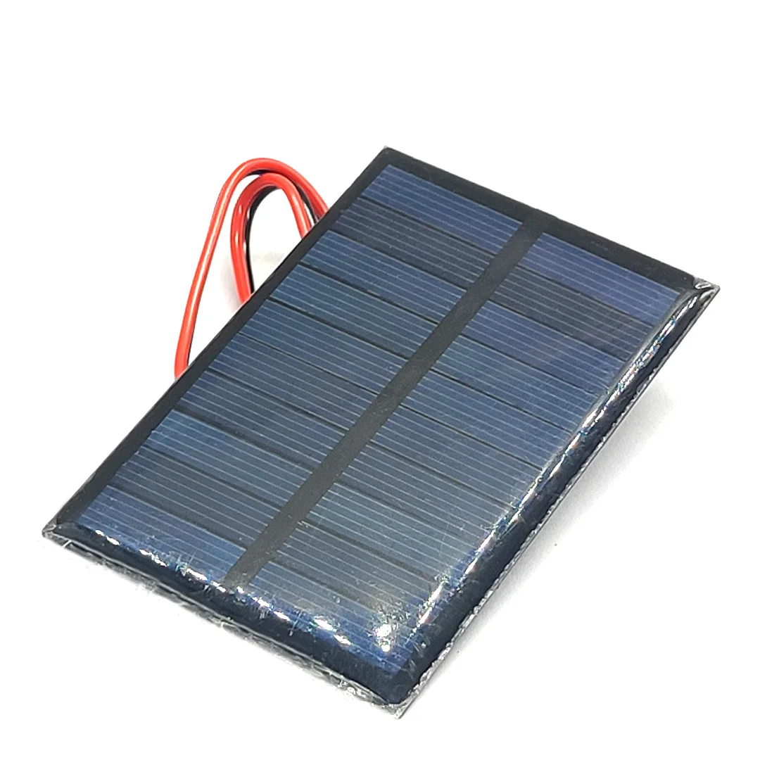 Solar Panel Solar Epoxy Panel Red and Black Line Photovoltaic Power Cells DIY Customization 5V 150MA /3V 120MA