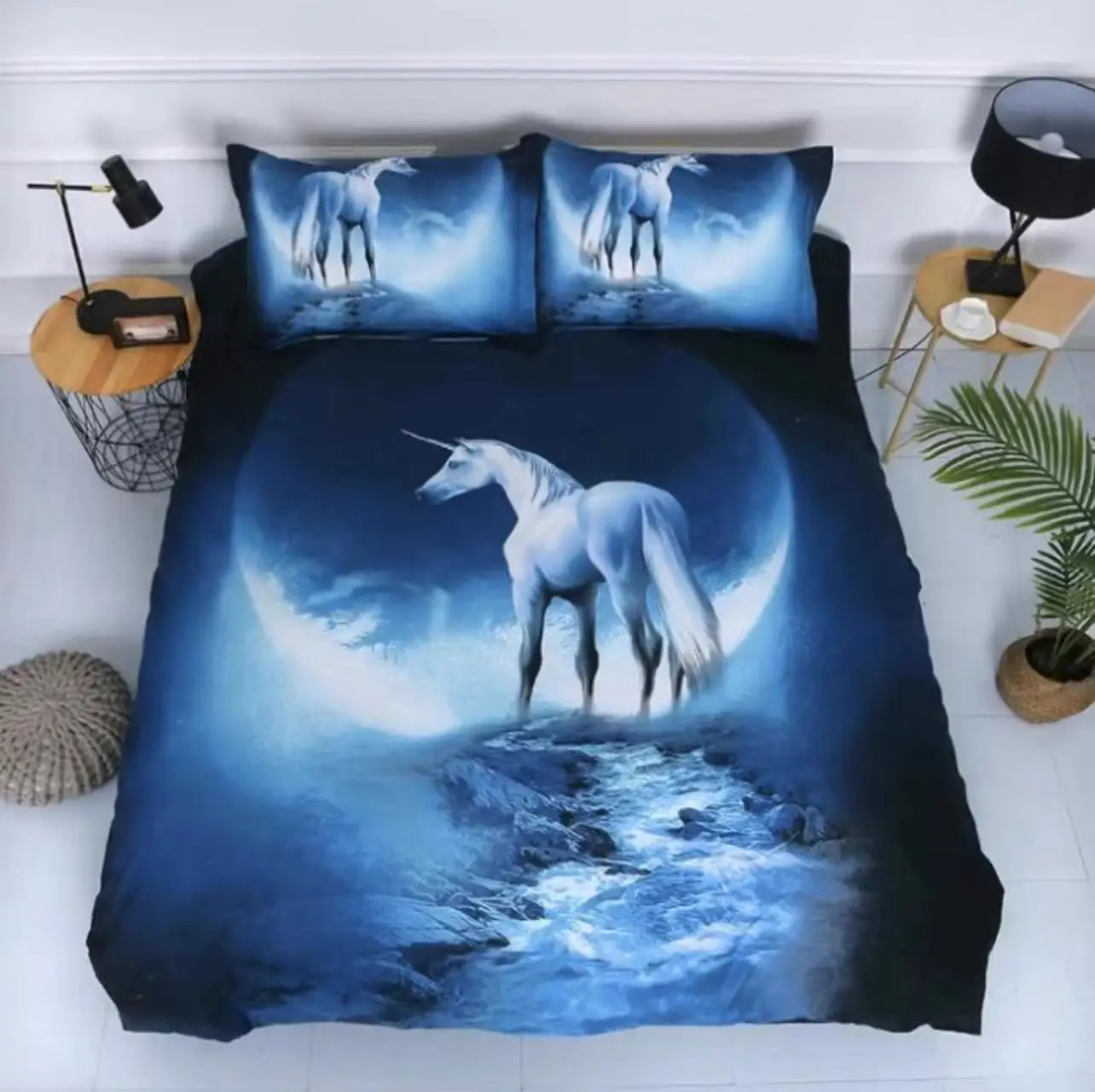 Horse Success Printed Duvet Cover 3PCS Set Soft Bedding All Season Wholesale