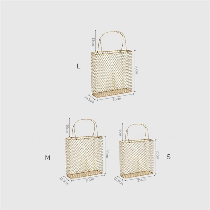 Nordic Storage Storage Magazine Rack Shelf Ins Style Decorative Ornaments Hanging Rack v 6
