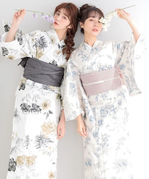 

Traditional Sle Women's Kimono Batobe Pure Cotton Japanese Sle Travel Photoaphy Fireworks Festival Batobe