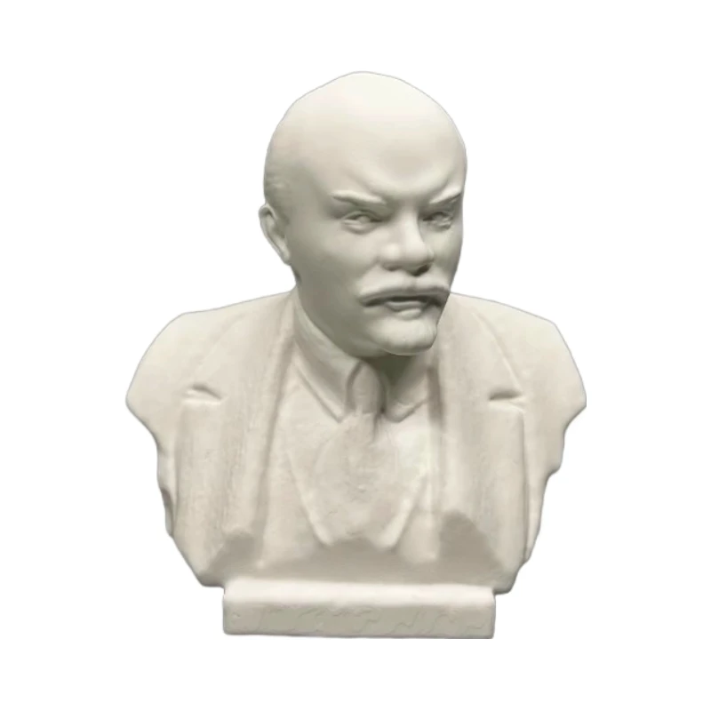 Lenin\'s Great Man Gypsum Statue Art Sculpture Desktop Decoration Advanced Bookshelf Wine Cabinet Decoration Birthday Gift