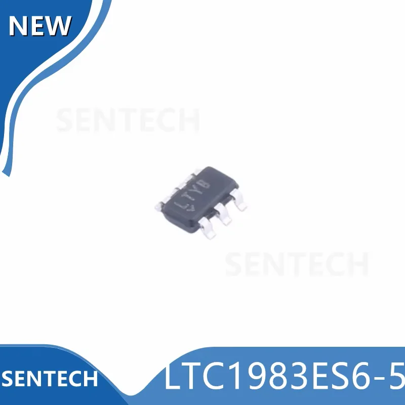 

10 шт./лот, новый оригинальный LTC1983ES6-5 TSOT23-6 (LTYB) преобразователь отрицательного выхода со стабилизированным зарядным насосом 100 мА