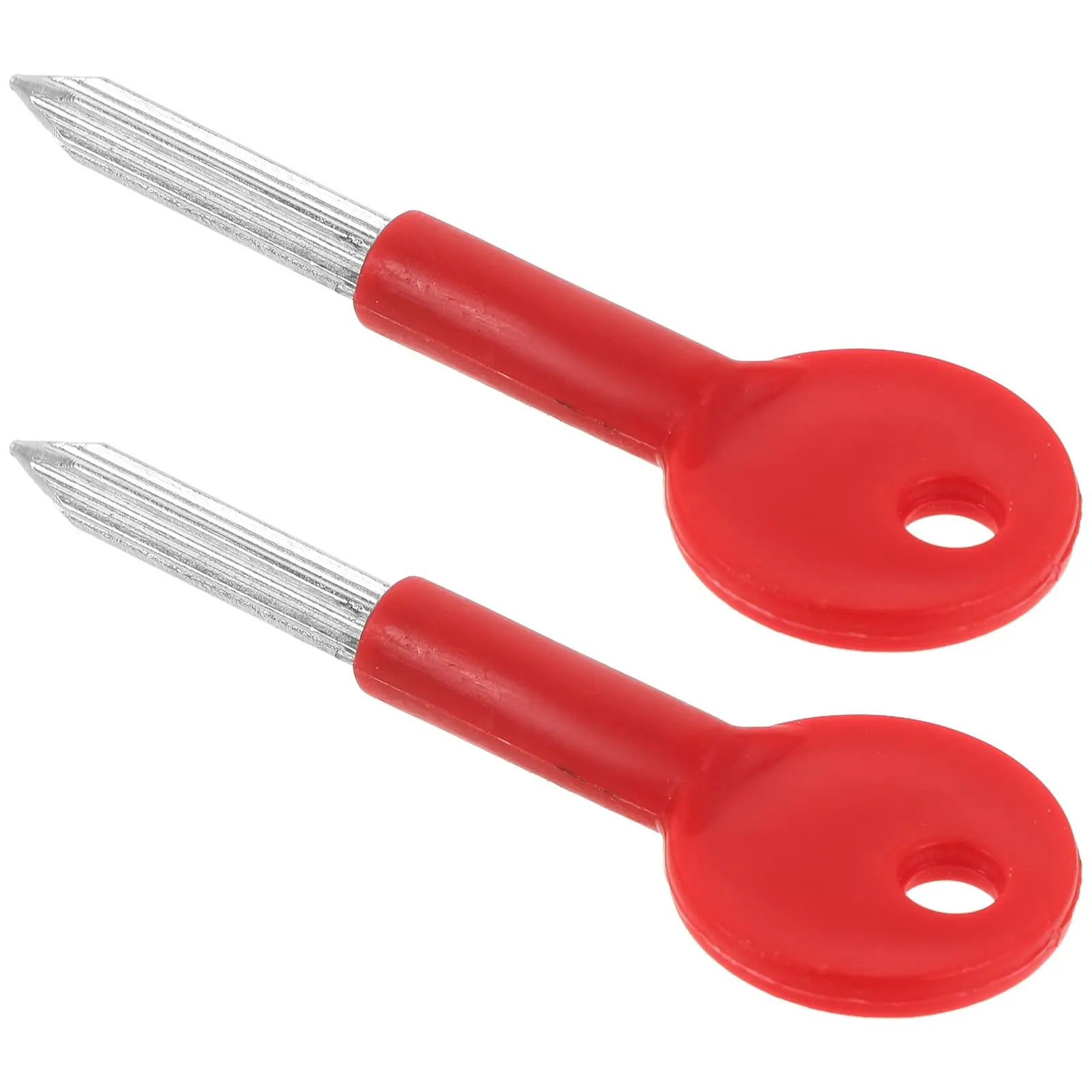 

2pcs Fire Keys for Metal Door Security Bolt Key Security Bolt Cylinder Red Manhole Cross Key Durable