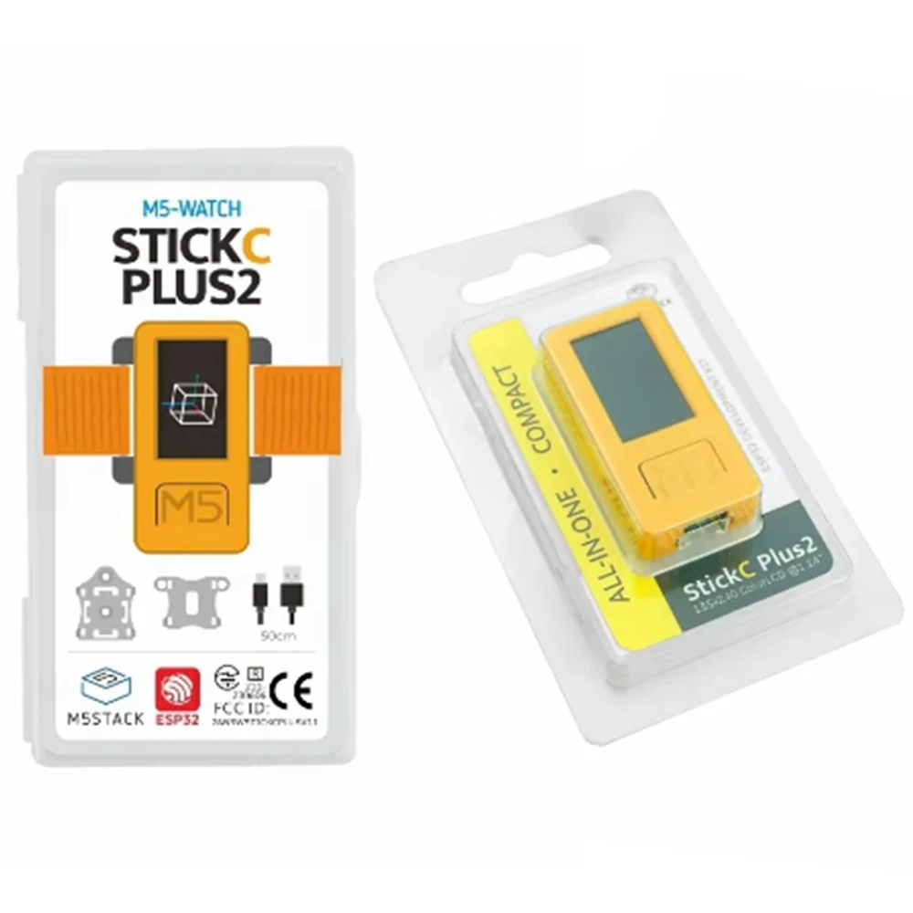 M5Stack  M5StickC PLUS2-PLUS2 suit ESP32-PICO-V3-02 Mini IoT Development Kit 1.14-inch TFT Screen IoT Controller for UIFlow