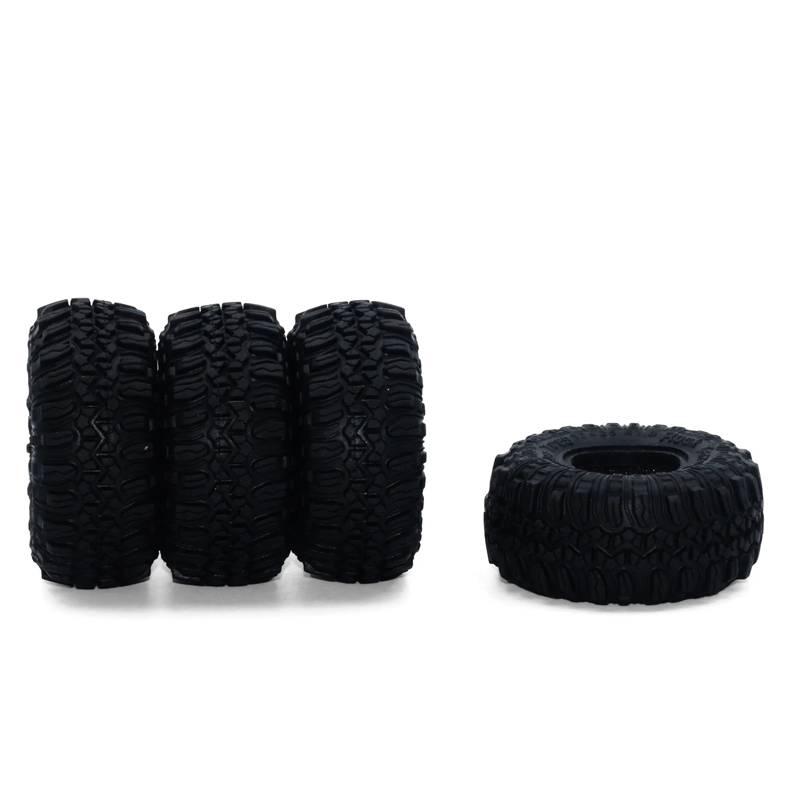 

Комплект из 4 резиновых грязевых шин 1.0 дюйма для SCX24/TRX4M, с сильным сцеплением, подходят для радиоуправляемых мини-кроссоводителей масштаба 1/18 и 1/24