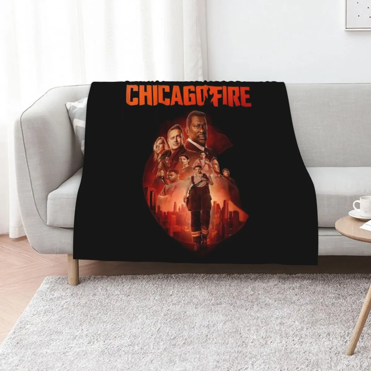 

chicago fire cast-members Throw Blanket manga Tourist Sofas Plaid Blankets