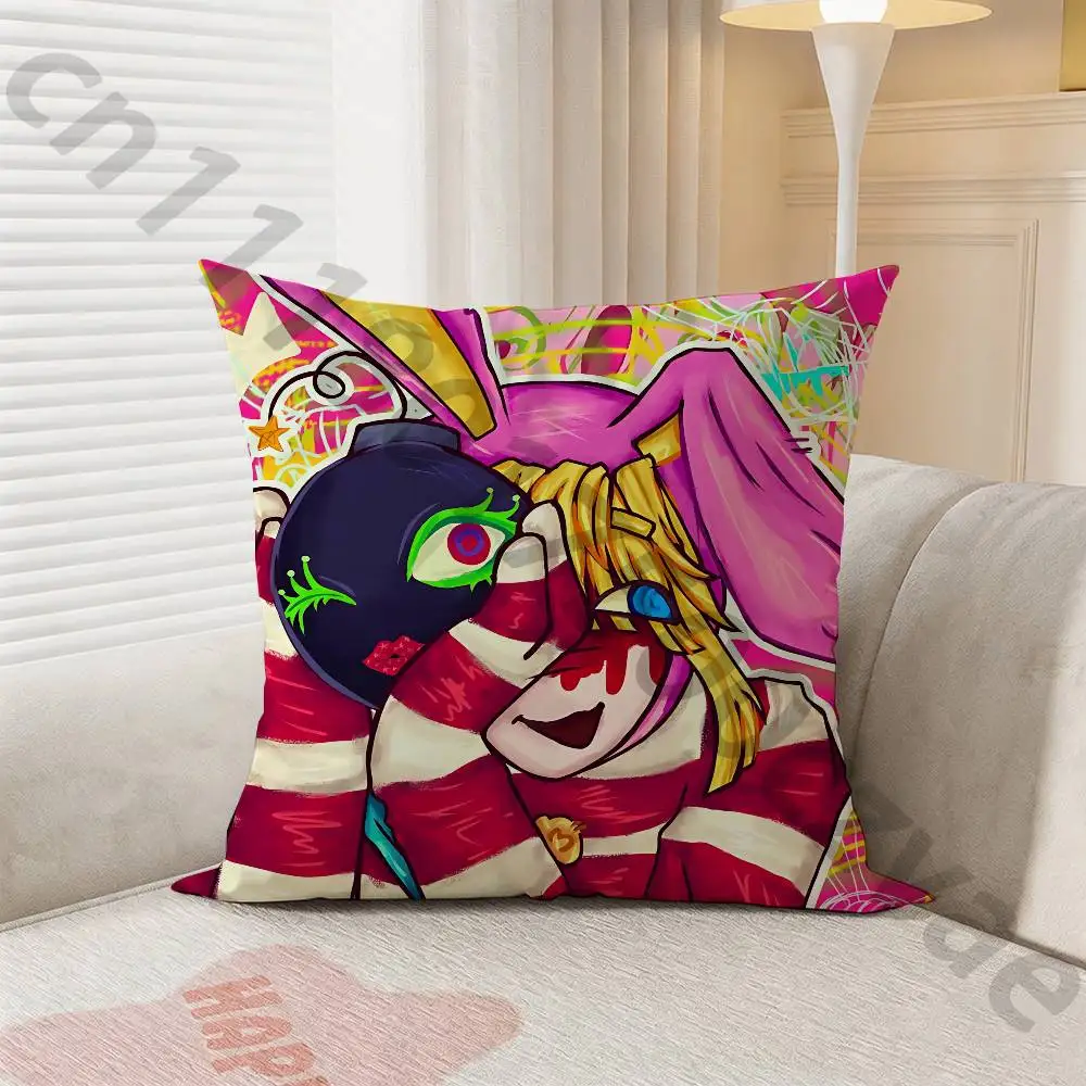 P-Popee T-The P-Performer Pillow Case Sofa Living Room Bedroom Headboard Backrest Cushion Square Cushion Nap Time