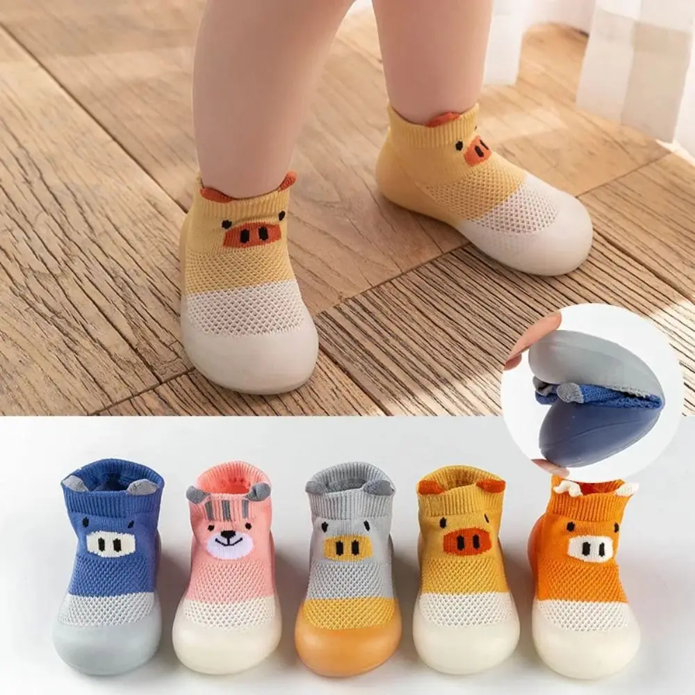 Non Slip Children Todller Shoes Cute Cartoon Comfortable Baby First Shoes Breathable Lightweight Infant Socks Shoes