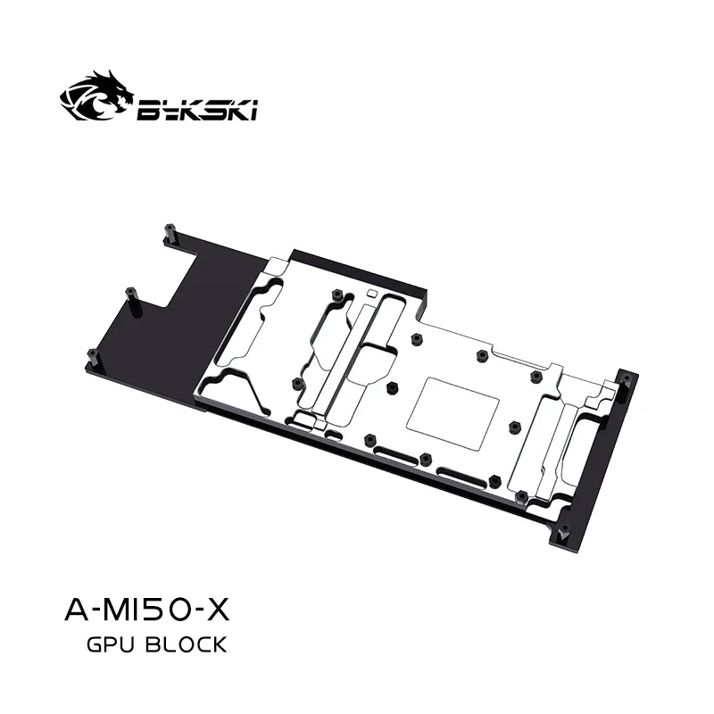 Imagem -04 - Bykski-radiador de Resfriamento de Cobre para Amd Radeon Instinct Water Block Placa Gráfica Amd Mi50 Gpu Cooler Todos os Metais A-mi50-x