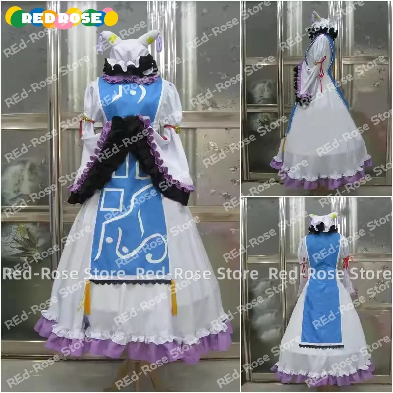 【Customized 】Game Anime Touhou Project Yakumo Ran Cosplay Costume Halloween Party Clothing Outfit Halloween Christmas