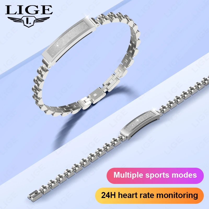 

LIGE No Screen Smart Watch Women Fashion Sports Fitness Heart Rate Monitor IP68 Waterproof New Smartwatch For Andrio IOS 2026