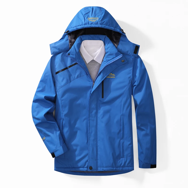 

Oversize 5XL Men's Wool Liner Snow Ski Hooded Coats Male Parka Plus Size Winter Jacket Men Thick Windproof Waterproof Jackets