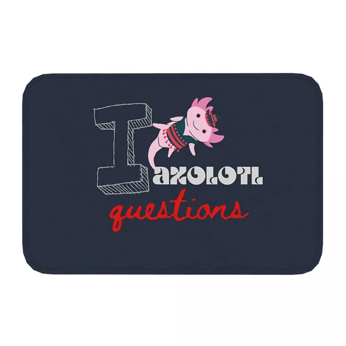 Questions Nevy Non-slip Doormat Kitchen MatAxolotl Lover Floor Carpet Entrance Door Rug Bedroom Decorative