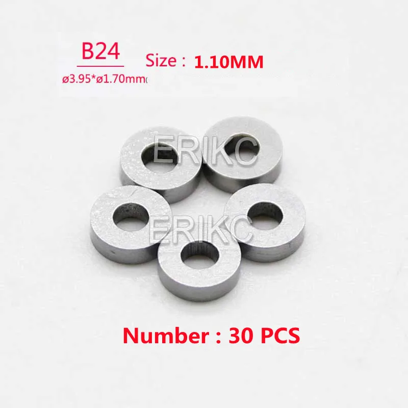 ERIKC B24 1.10MM -1.19MM Gaskets 300PCS Common Rail Injector Adjusting Shims 1.11MM 1.12MM 1.13MM 1.14MM 1.15MM 1.16MM 1.17MM