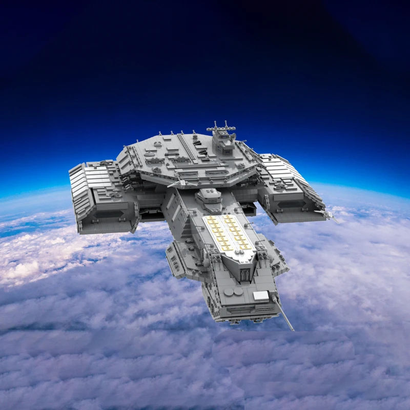 9360 قطعة يو اس اس اس ديدالوس MOC سفينة الفضاء بين النجوم التعليم بناء لتقوم بها بنفسك كتل عيد ميلاد اللعب هدية #4