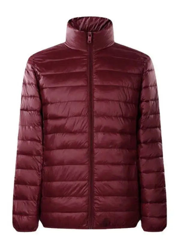 

Lightweight Padded Jacket Men's Short Stand Collar Hooded down Cotton Coat Autumn Winter Fashionable Young Men's Outerwear