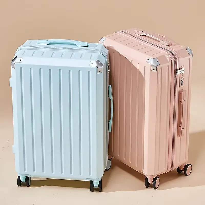 Universal ABS PC Trunk Cover Suitcase Portable Rolling Aluminum Frame Boarding Luggage Trolley Case for Travel Aluminum Frame
