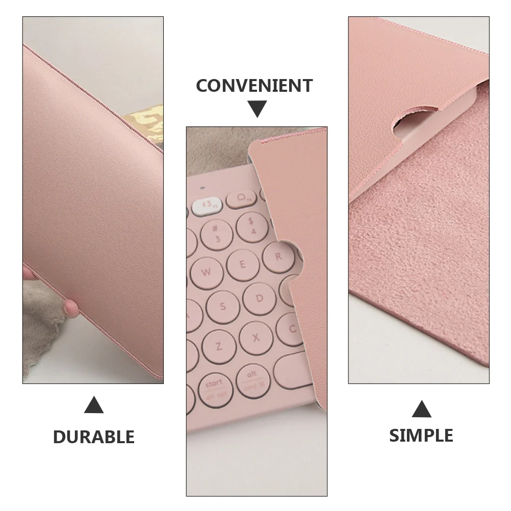 PU Keyboard Sleeve Premium Protective Case Compatible with K380 Durable Lightweight Portable Keyboard Holder Cover
