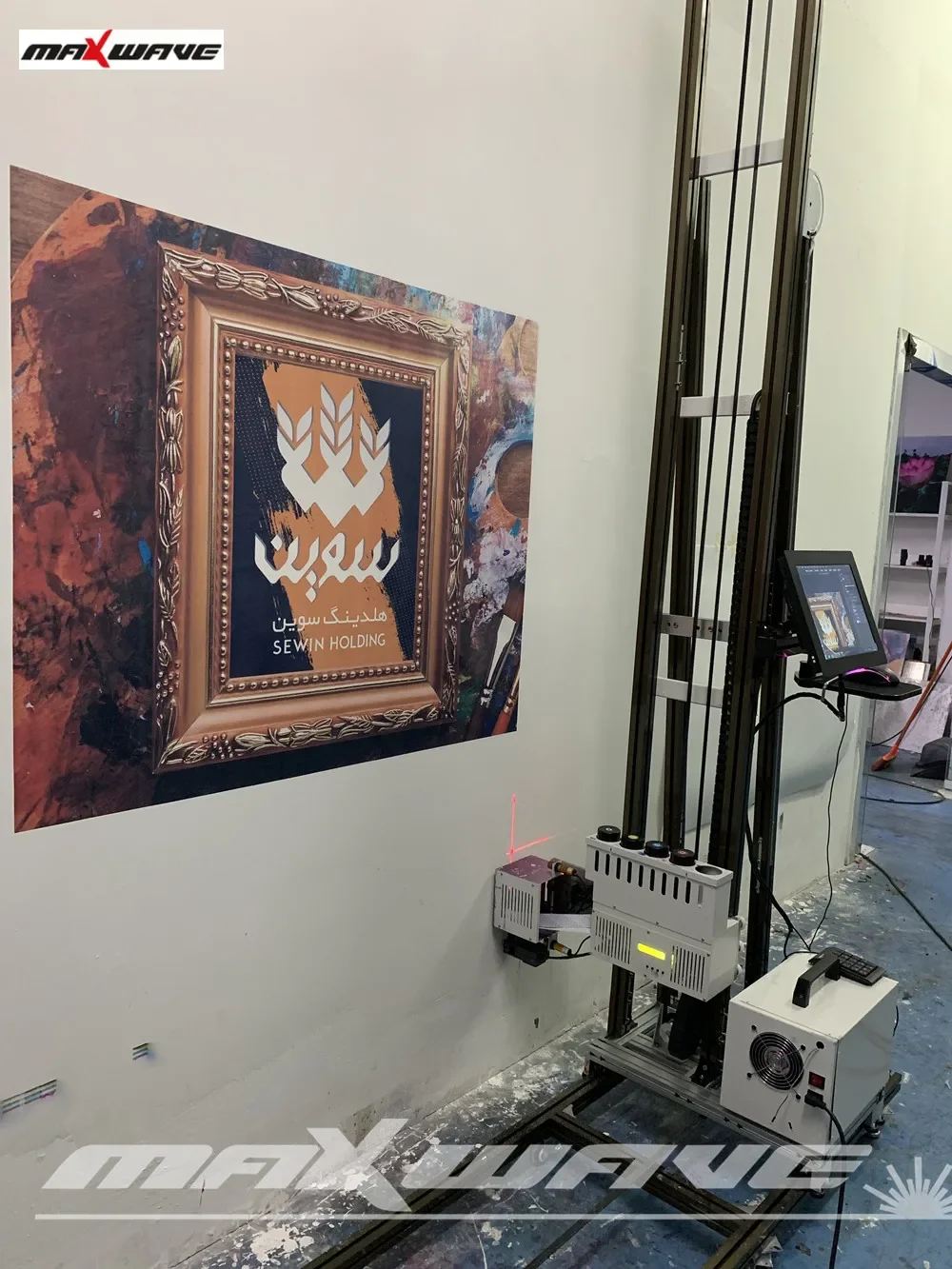 UV-Inkt Muur Decor Printer Wallpen Printer Direct Schilderen Op Muur 3d Verticale Muur Drukmachine