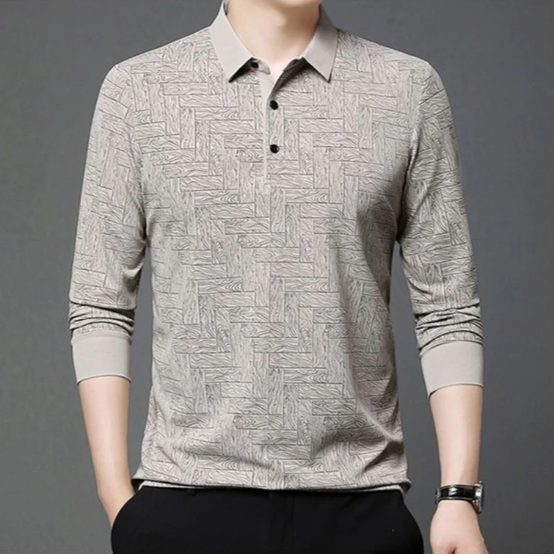 

Мужская мягкая удобная свободная рубашка с длинными рукавами, однотонная, с воротником на пуговицах, повседневная, модная, весенне-осенняя, в стиле папиных рубашек, на каждый день ​