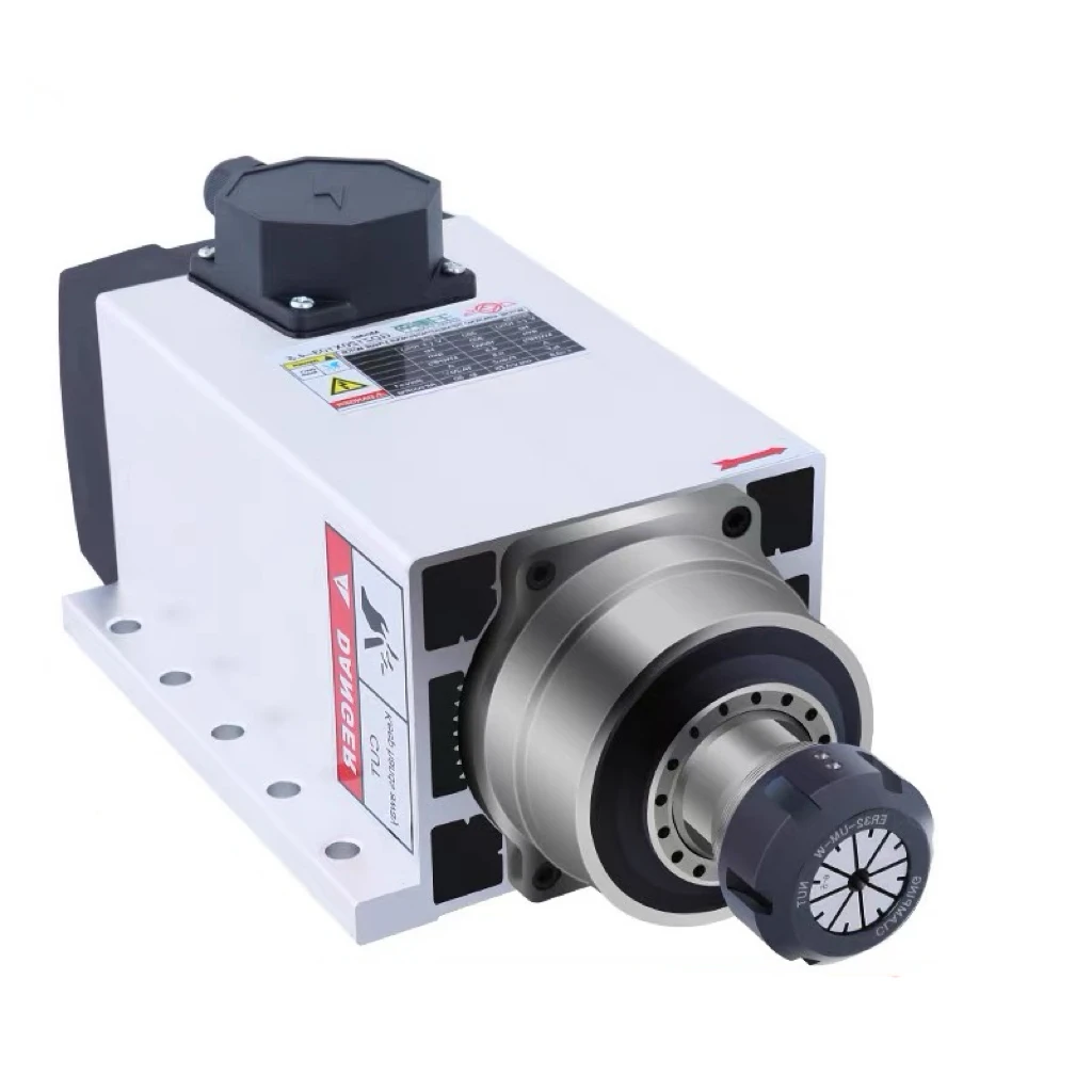 CNC 1.5KW 2.2KW 3.5KW 4.5KW 5.5KW 6KW 7.5KW Spindle Motor 220v/380V Spindle 0.9Nm 24000RPM  ER11 ER20 ER32 Collect