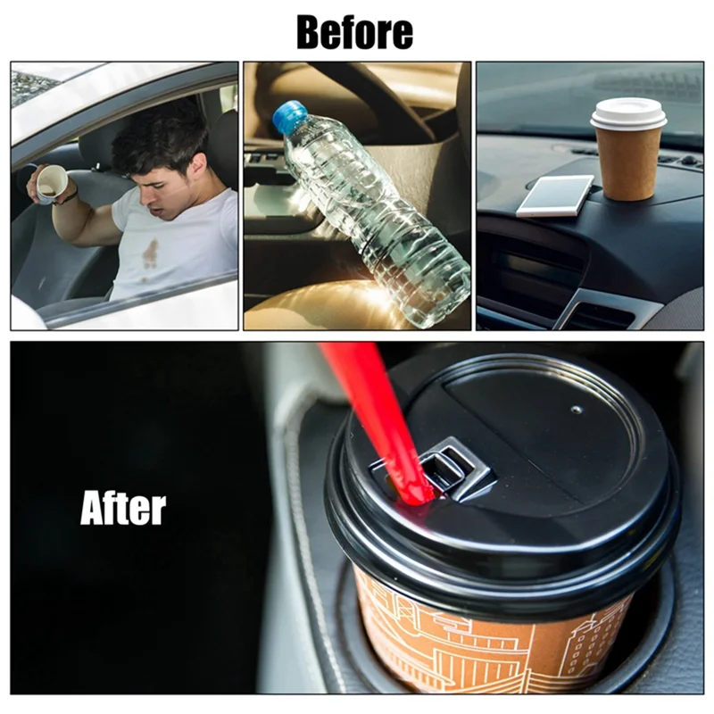 

A21F-Car Center Water Dual Cup Holder For Ford Explorer 2011-2015 Black Drinks Holder BB5Z-7813562-BA