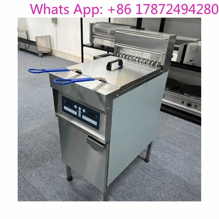 25L Commercial Electric Deep Fryer, Stainless Steel Freestanding Heavy Duty Open Fryer for Chips, Wholesale