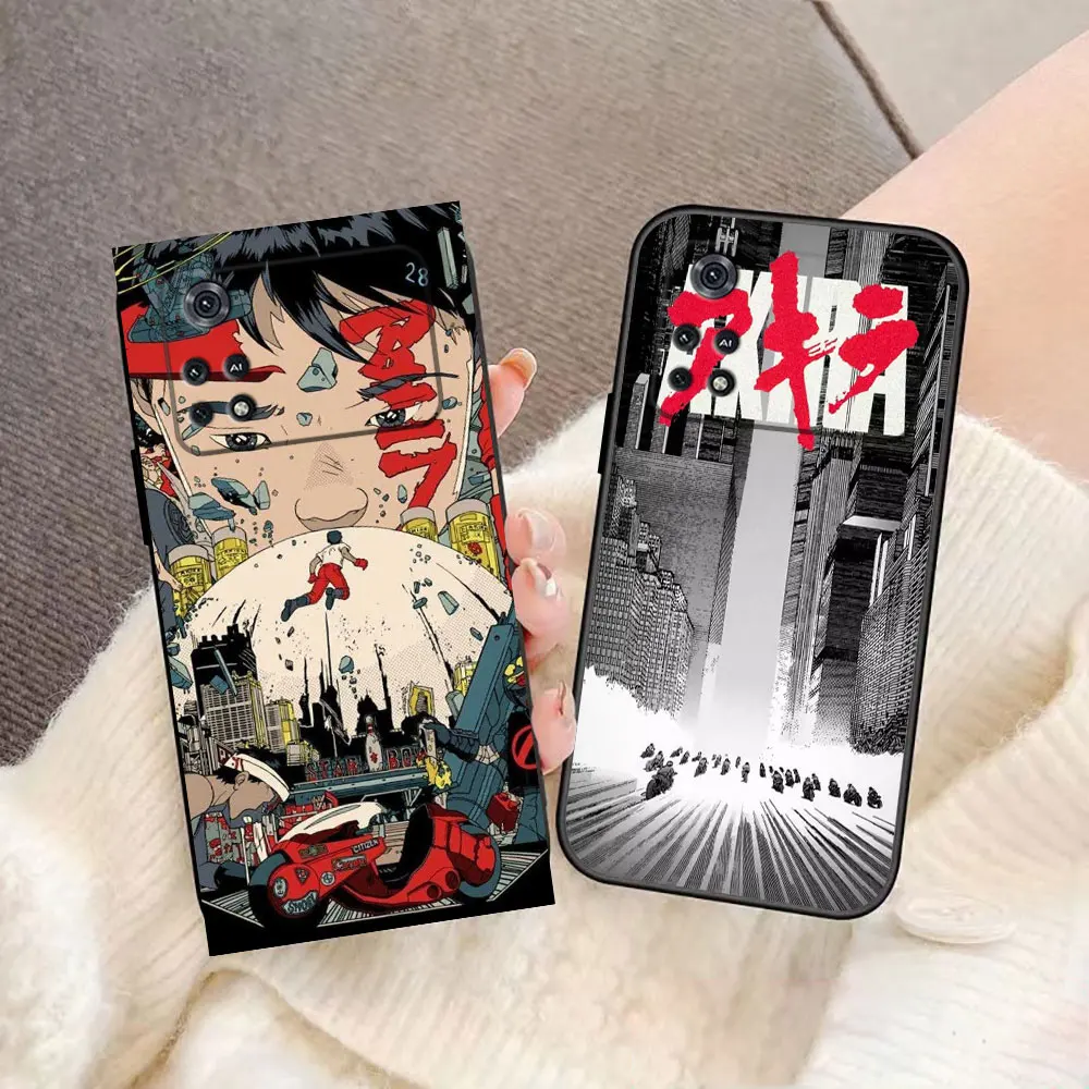 Anime A-AKIRA V-Voltron Phone Case For Xiaomi 10T 11 11T 12T 13 13T 14 Poco X5 X4 X3 M6 M5 M4 M3 F6 F5 F4 F3 GT NFC Case Funda