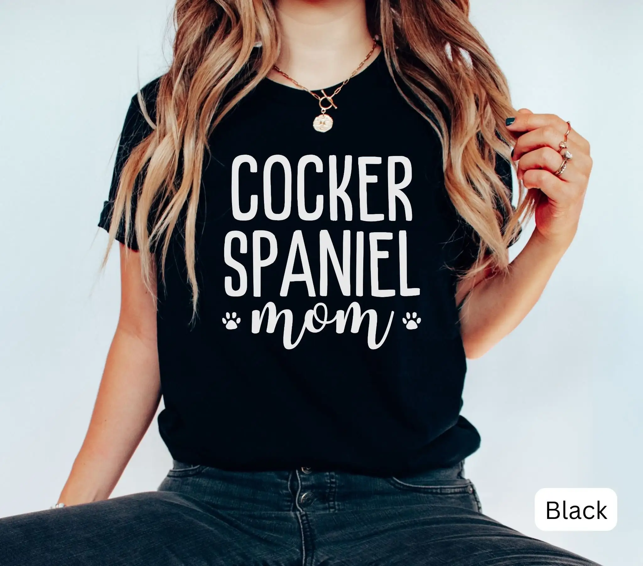 Cocker Spaniel Mom Dog T Shirt Mama Lover