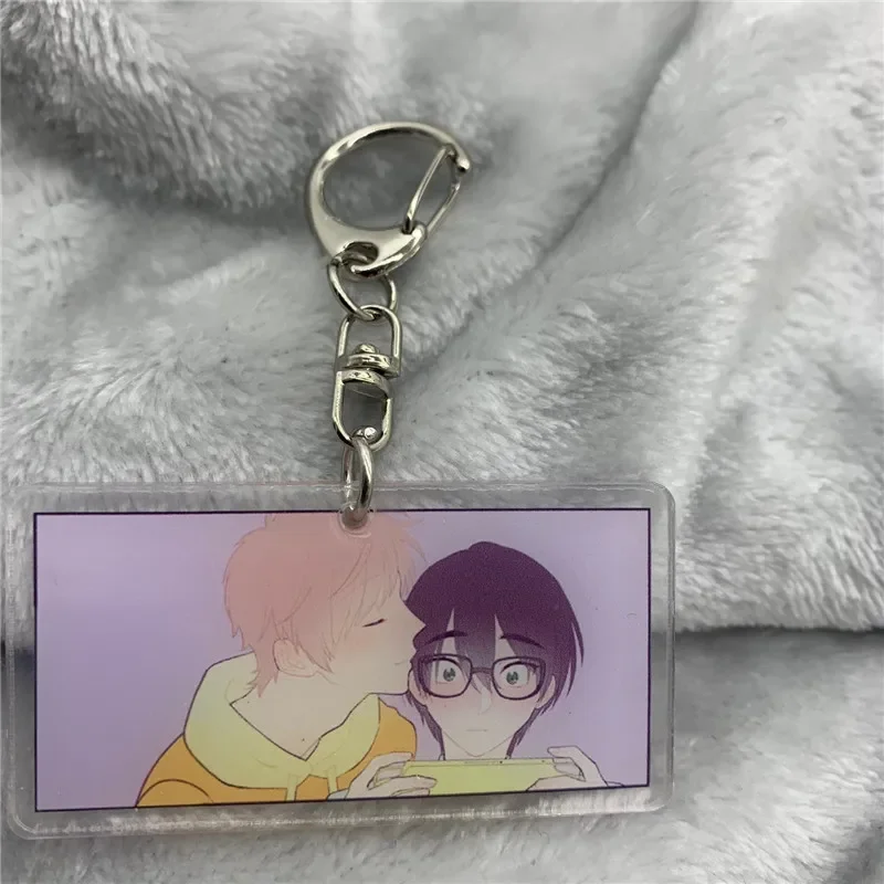 Anime Keychain Momose Narumi Sakuragi Kou Acrylic Keyring strap Figure Hanging Accessories 6cm