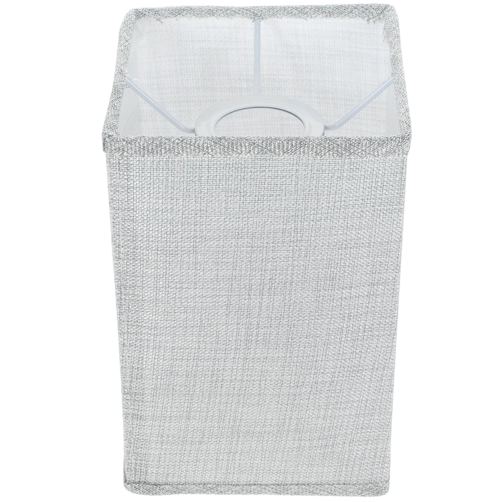 

Square Lampshade Linen Fabric Light Cover For Floor Table Bedside Lamp Replacement Warm Decorative Shade Grey