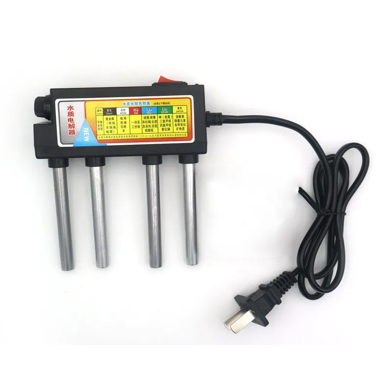 Water quality electrolyzer built-in fuse, optional medium European plug black one-shaped electrolyzer