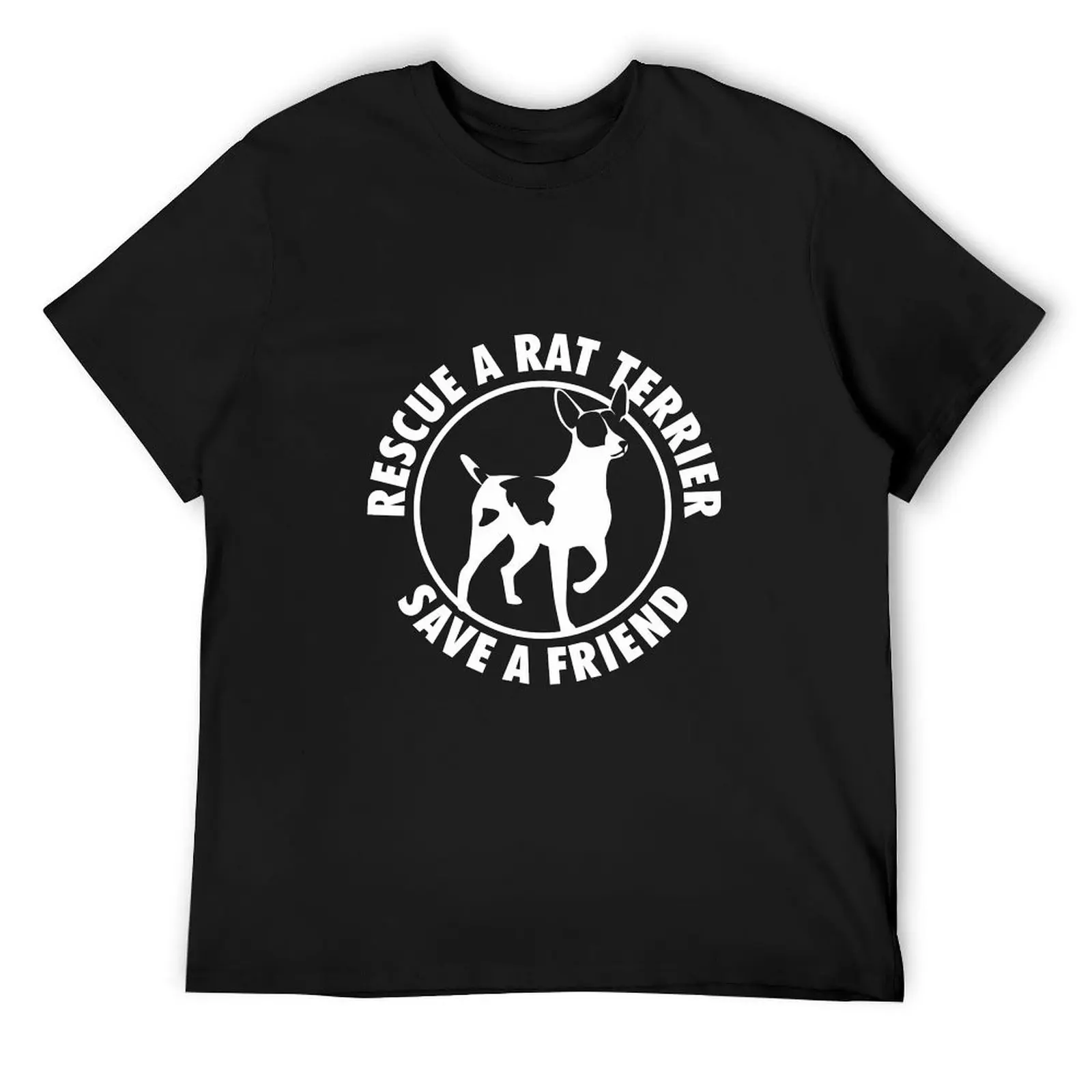 Rescue a Rat Terrier, Save a Friend | NickerStickers? on Redbubble T-Shirt tops cheap stuff mens t shirt graphic