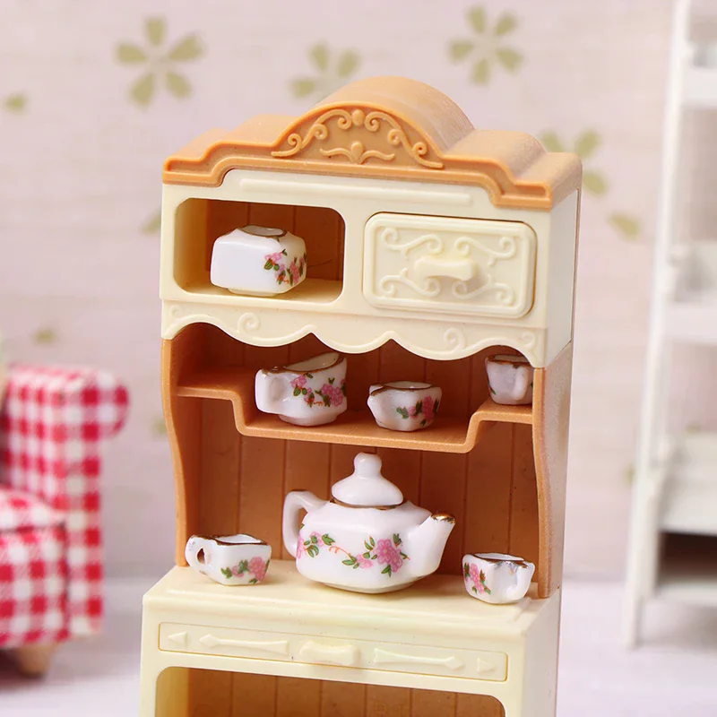 1Set 1:12 Scale Dollhouse Miniature Furniture Set Model Decoration For Toy House Doll Accessories Collection