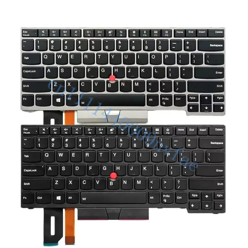 New for Lenovo ThinkPad E480 T480s L480 L380 T490 E490 E495 T495 L390 L490 P43s Backlit Keyboard 01YP280 01YP520 01YP360 0.3