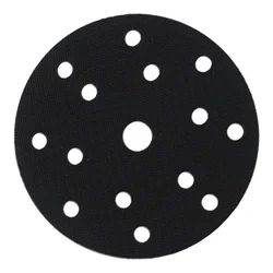 1pc 6 pollici 150mm spugna morbida interfaccia pad 15 fori tamponi abrasivi disco di supporto dischi abrasivi per lucidatrice smerigliatrice elettrica levigatrice