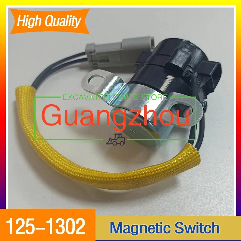 For E320B E320C E320D 1251302 125-1302 Higher Quality Excavator Starter Motor Relay Magnetic Switch