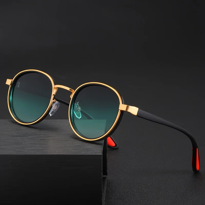 1 Stück Unisex Punk-Sonnenbrille, Hip-Hop-Stil UV-Schutzbrille für den Alltag