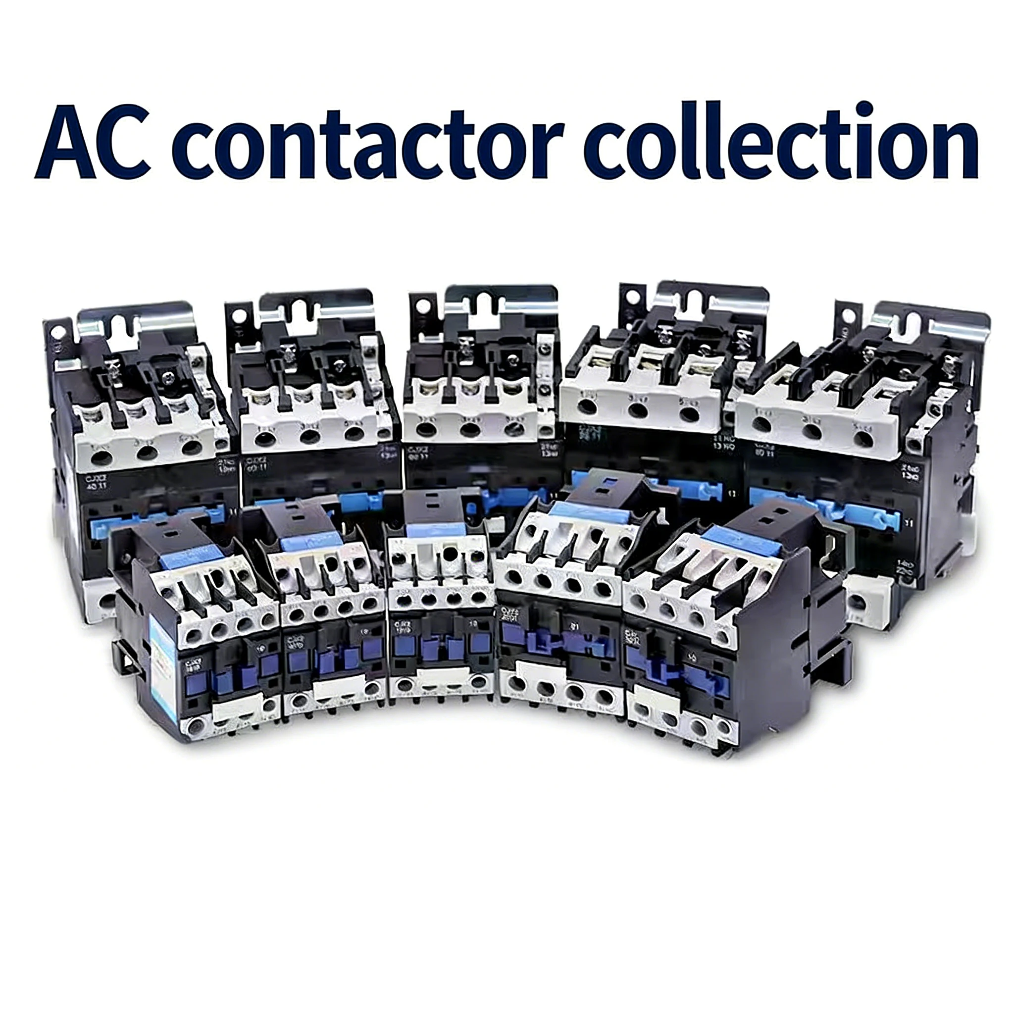 AC Contactor CJX2-1210/0910/1810/2510/3210/1801/2501 9-32A 220V/380V Coil LC1 Motor Starter 3 Pole Industrial Electrical