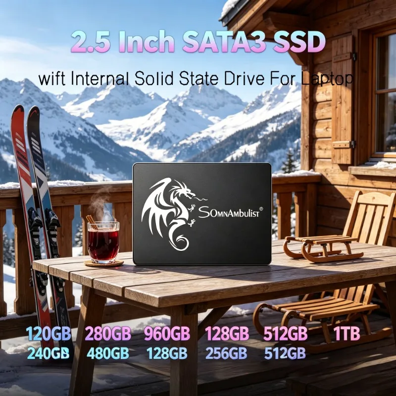 

Laptop Universal Storage 2.5 Inch SATA3 SSD Select SomnAmbulist 128GB 256GB 512GB 1TB Swift Hard Drive