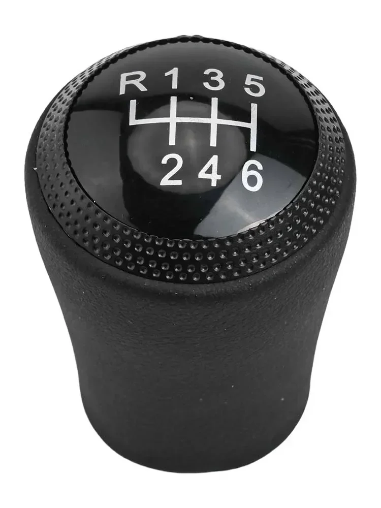 

Black Shift Knob 6 Speed Knob Car Interior Upgrade Modern Aesthetic Protects Original Gear Shift Scratch Protection