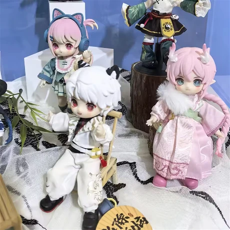 ناجي Yunxu Ji سلسلة صندوق أعمى ناجي BJD أنيمي الشكل مفاجأة حقيبة صندوق غامض Kawaii أنيمي دمية سطح المكتب ديكور جمع اللعب هدية