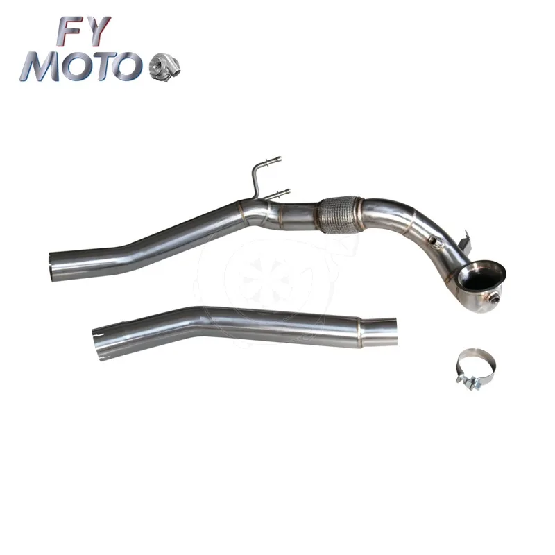 

China Factory VW Golf 8r Stainless Steel Catted Exhaust Downpipe