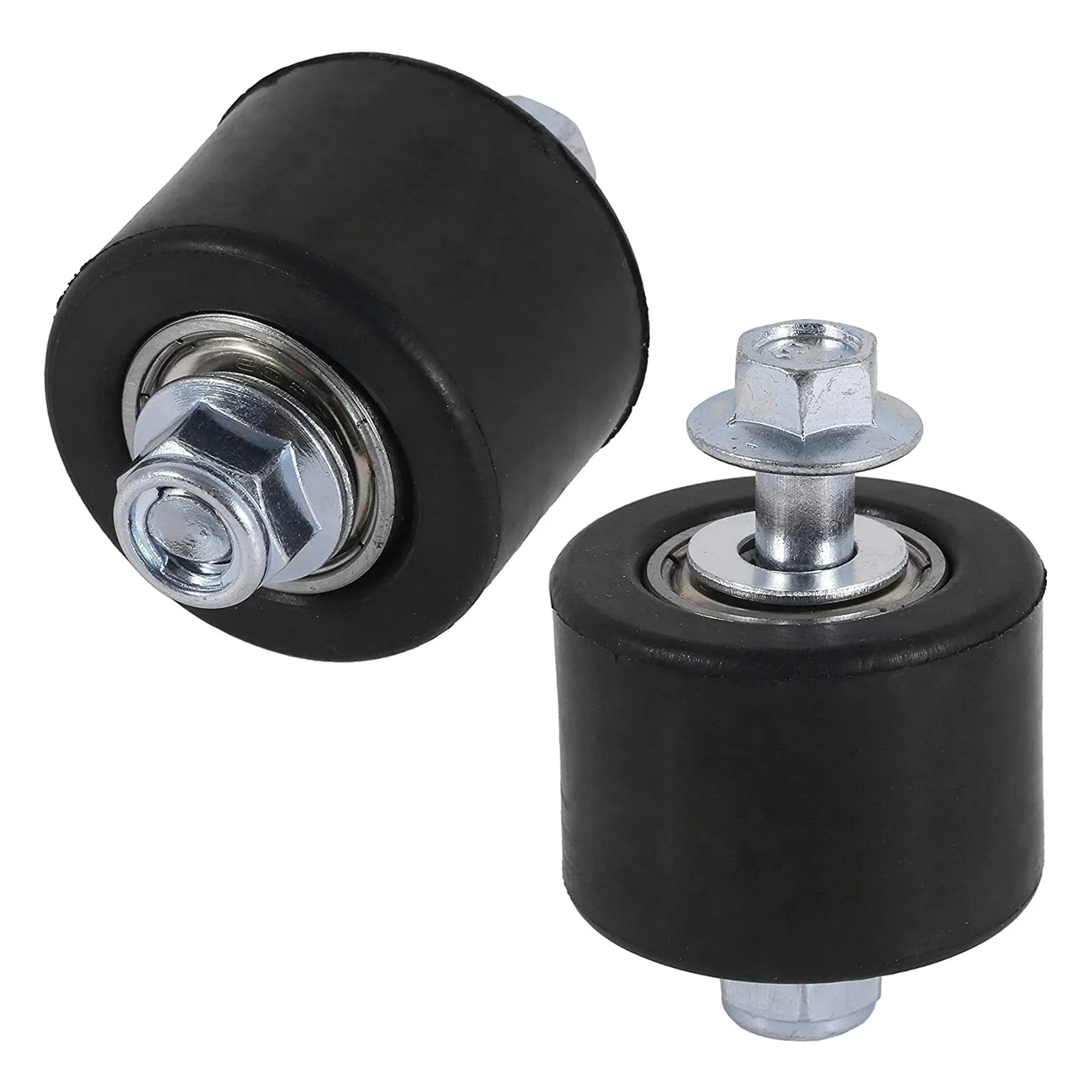 2 PCS (8mm) Black Lower Chain Roller Guide Set for Yamaha YFZ 350 Banshee 1987-2006